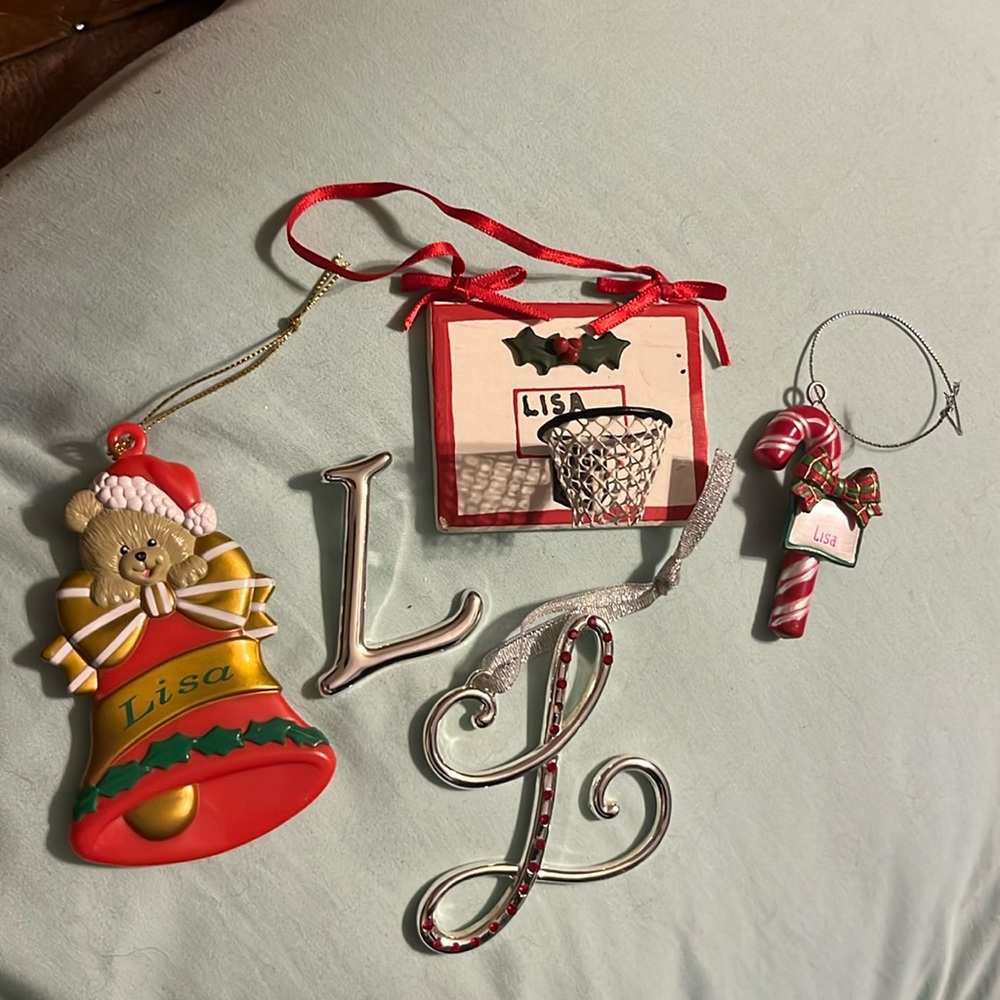 Lot of Lisa ornaments